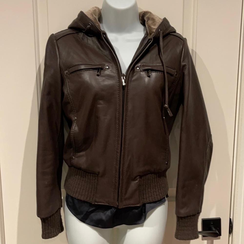 Leather jacket